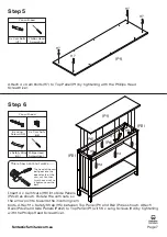 Предварительный просмотр 7 страницы fantastic furniture Hamilton Hall Table Quick Start Manual