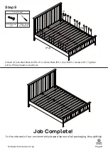 Предварительный просмотр 9 страницы fantastic furniture Hamilton Queen bed Manual