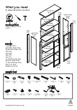 Preview for 4 page of fantastic furniture Havana Display Cabinet 2 Door Manual