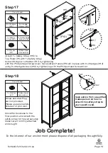 Предварительный просмотр 13 страницы fantastic furniture Havana Display Cabinet 2 Door Manual