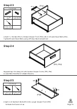 Предварительный просмотр 14 страницы fantastic furniture Havana Dresser 7 Drawer Manual