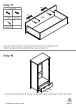 Предварительный просмотр 13 страницы fantastic furniture Havana Robe 2 Door 1 Drawer Manual