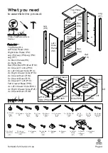 Preview for 4 page of fantastic furniture Havana Slim Boy Manual