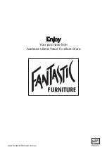 Предварительный просмотр 2 страницы fantastic furniture HAVANA Tallboy 5 Drawer Assembly Instructions Manual