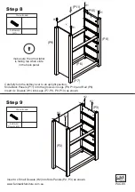 Предварительный просмотр 8 страницы fantastic furniture HAVANA Tallboy 5 Drawer Assembly Instructions Manual