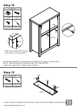 Предварительный просмотр 10 страницы fantastic furniture HAVANA Tallboy 5 Drawer Assembly Instructions Manual