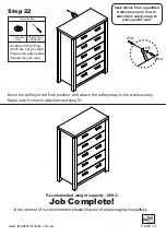 Предварительный просмотр 14 страницы fantastic furniture HAVANA Tallboy 5 Drawer Assembly Instructions Manual