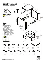 Preview for 4 page of fantastic furniture HAVANA Assembly Instructions Manual