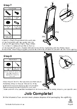 Предварительный просмотр 9 страницы fantastic furniture HAYMAN Storage Mirror White Manual