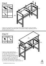 Предварительный просмотр 9 страницы fantastic furniture Haywood Desk 2 Drawer Manual