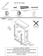 Предварительный просмотр 3 страницы fantastic furniture HOME ROBE INSERT Assembly Instructions