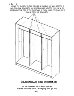 Preview for 8 page of fantastic furniture HOME ROBE Assembly Instructions Manual