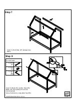 Предварительный просмотр 8 страницы fantastic furniture House Single Bed Manual