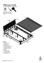 Предварительный просмотр 4 страницы fantastic furniture Java Bed Queen Manual