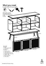 Preview for 4 page of fantastic furniture Java Buffet 3 Door Manual