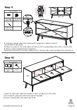 Preview for 10 page of fantastic furniture Java Buffet 3 Door Manual