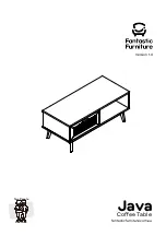 Preview for 1 page of fantastic furniture Java Coffee Table Manual