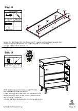 Предварительный просмотр 10 страницы fantastic furniture Java Dresser 3 Drawer Manual