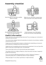 Preview for 9 page of fantastic furniture Java Table D6 Manual