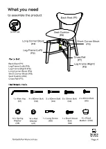 Предварительный просмотр 10 страницы fantastic furniture Java Table D6 Manual