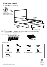 Предварительный просмотр 4 страницы fantastic furniture Jervis Single Bed Manual