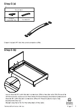 Предварительный просмотр 7 страницы fantastic furniture Jervis Single Bed Manual