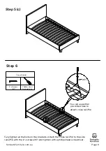 Предварительный просмотр 8 страницы fantastic furniture Jervis Single Bed Manual