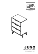 fantastic furniture JUNO UTILITY 3 DRAWER Manual preview