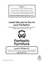 Предварительный просмотр 2 страницы fantastic furniture KiKi Office Chair Manual