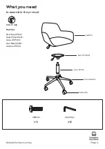 Предварительный просмотр 4 страницы fantastic furniture KiKi Office Chair Manual