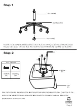 Предварительный просмотр 5 страницы fantastic furniture KiKi Office Chair Manual