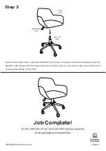 Предварительный просмотр 6 страницы fantastic furniture KiKi Office Chair Manual