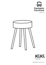 fantastic furniture KiKi Ottoman Quick Start Manual предпросмотр