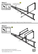 Предварительный просмотр 6 страницы fantastic furniture LEAN Bookcase Desk Large Narrow Manual