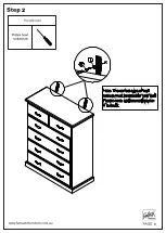 Preview for 13 page of fantastic furniture LONGREACH Bedside 3 Drawer Maple Manual