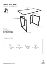 Предварительный просмотр 4 страницы fantastic furniture Lorne Quick Start Manual