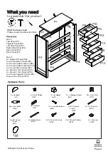 Предварительный просмотр 4 страницы fantastic furniture Lunar Bedside 2 Drawer Assembly Instructions Manual