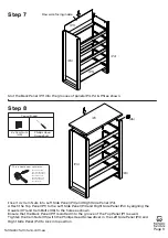 Предварительный просмотр 8 страницы fantastic furniture Lunar Bedside 2 Drawer Assembly Instructions Manual