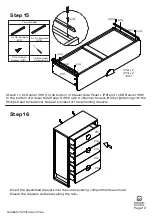 Предварительный просмотр 12 страницы fantastic furniture Lunar Bedside 2 Drawer Assembly Instructions Manual