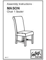 Предварительный просмотр 1 страницы fantastic furniture MASON Assembly Instructions Manual