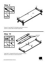 Предварительный просмотр 36 страницы fantastic furniture Melody Queen Bed Manual