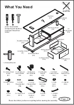 Предварительный просмотр 3 страницы fantastic furniture MEMPHIS Assembly Instruction Manual