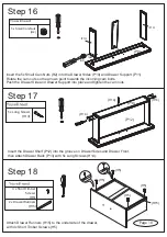 Предварительный просмотр 10 страницы fantastic furniture MEMPHIS Assembly Instruction Manual