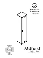 fantastic furniture Milford Pantry 1 Door Manual preview