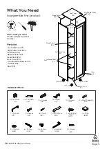 Предварительный просмотр 5 страницы fantastic furniture Milford Pantry 1 Door Manual