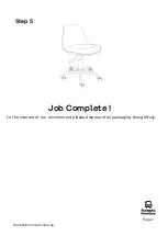 Предварительный просмотр 7 страницы fantastic furniture Mini Me Chair Manual