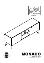 Предварительный просмотр 1 страницы fantastic furniture MONACO Lowline Large Manual