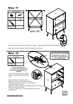 Предварительный просмотр 10 страницы fantastic furniture Monaco Tallboy 4 Drawer Manual