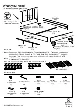 Preview for 4 page of fantastic furniture Montana King Bed Manual