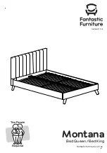 fantastic furniture Montana Queen Bed Assembly Instructions Manual предпросмотр